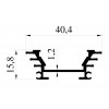 5436 - Power Led Profil Eloksal